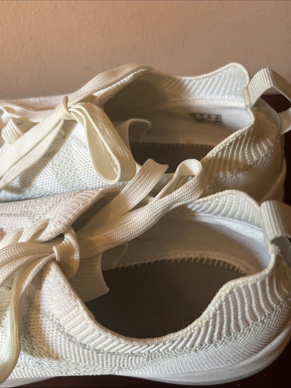 Clarks Knit Sock Sneakers in Off-White/Cream - Picture 5 of 7